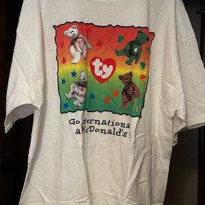 RARE !  McDonald’s TY international bears t-shirt from  1999.